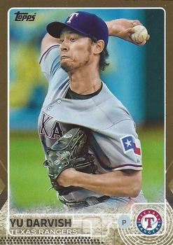 2015 Topps - Gold #50 Yu Darvish Front