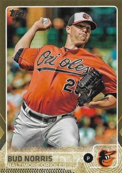 2015 Topps - Gold #104 Bud Norris Front