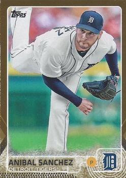 2015 Topps - Gold #119 Anibal Sanchez Front