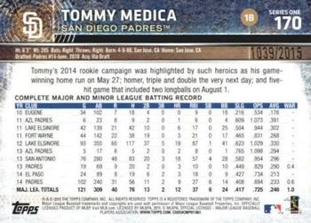2015 Topps - Gold #170 Tommy Medica Back