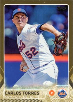 2015 Topps - Gold #173 Carlos Torres Front