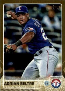 2015 Topps - Gold #175 Adrian Beltre Front
