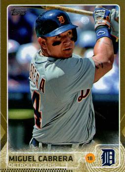 2015 Topps - Gold #200 Miguel Cabrera Front
