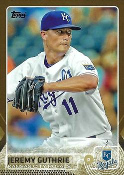 2015 Topps - Gold #235 Jeremy Guthrie Front
