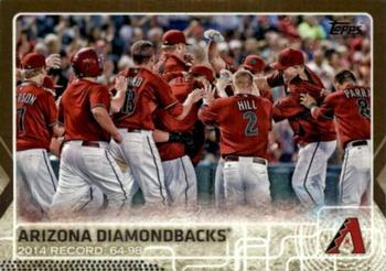 2015 Topps - Gold #265 Arizona Diamondbacks Front