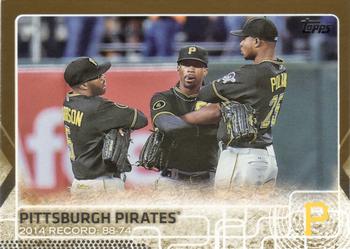 2015 Topps - Gold #271 Pittsburgh Pirates Front