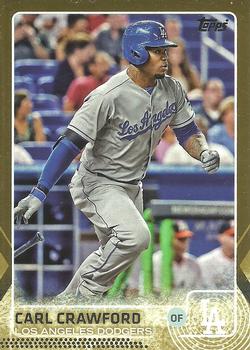 2015 Topps - Gold #308 Carl Crawford Front