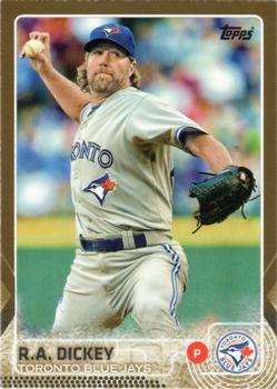 2015 Topps - Gold #316 R.A. Dickey Front
