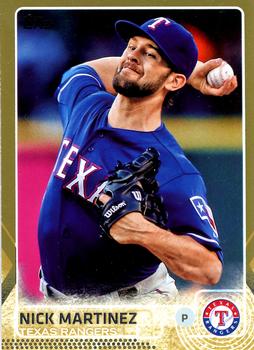 2015 Topps - Gold #374 Nick Martinez Front