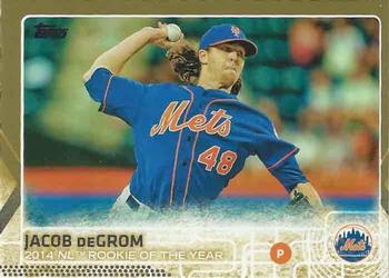 2015 Topps - Gold #387 Jacob deGrom Front
