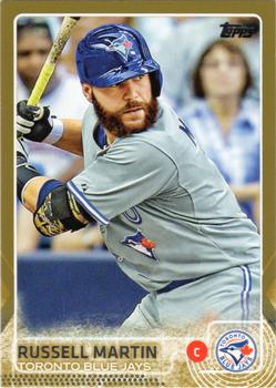 2015 Topps - Gold #436 Russell Martin Front