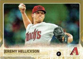 2015 Topps - Gold #489 Jeremy Hellickson Front