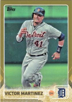 2015 Topps - Gold #515 Victor Martinez Front