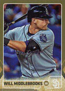2015 Topps - Gold #526 Will Middlebrooks Front