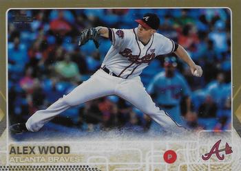 2015 Topps - Gold #642 Alex Wood Front
