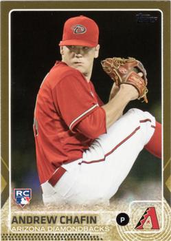 2015 Topps - Gold #692 Andrew Chafin Front