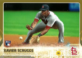 2015 Topps - Gold #694 Xavier Scruggs Front