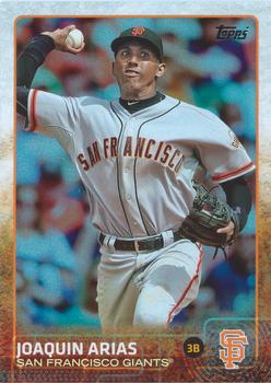 2015 Topps - Rainbow Foil #299 Joaquin Arias Front