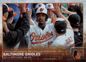 2015 Topps - Rainbow Foil #19 Baltimore Orioles Front