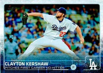 2015 Topps - Rainbow Foil #317 Clayton Kershaw Front