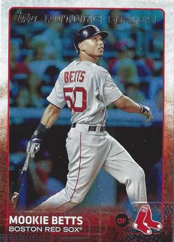 2015 Topps - Rainbow Foil #389 Mookie Betts Front