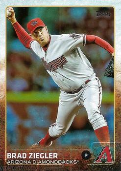 2015 Topps - Rainbow Foil #528 Brad Ziegler Front