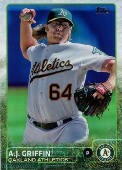 2015 Topps - Rainbow Foil #554 A.J. Griffin Front