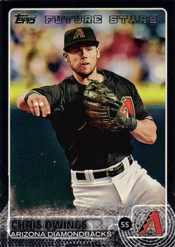 2015 Topps - Black #63 Chris Owings Front