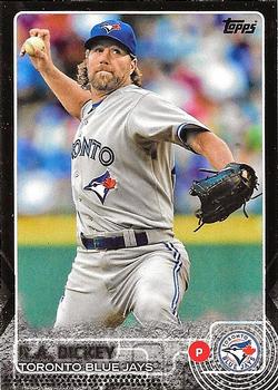 2015 Topps - Black #316 R.A. Dickey Front