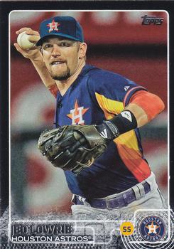 2015 Topps - Black #407 Jed Lowrie Front