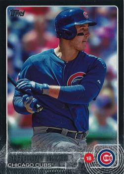 2015 Topps - Black #47 Anthony Rizzo Front