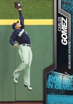 2015 Topps - Robbed #R-4 Carlos Gomez Front