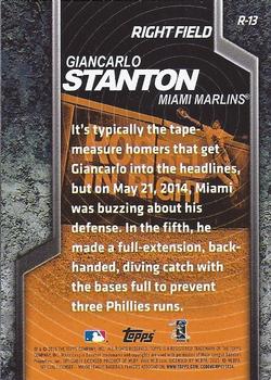 2015 Topps - Robbed #R-13 Giancarlo Stanton Back