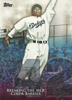 2015 Topps - The Jackie Robinson Story #JR-6 Breaking the MLB Color Barrier Front