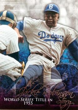 2015 Topps - The Jackie Robinson Story #JR-8 World Series Title in 1955 Front