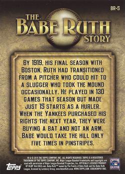 2015 Topps - The Babe Ruth Story #BR-5 From Hurler to Hitter Back