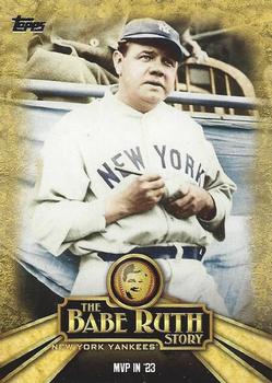 2015 Topps - The Babe Ruth Story #BR-7 MVP in '23 Front