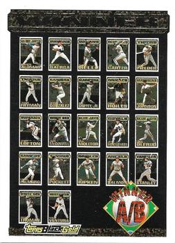 1994 Topps - Black Gold Winners Redemptions #AB Winner AB 1-22 Front