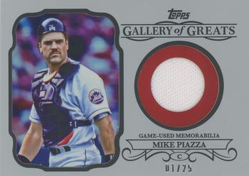 2015 Topps - Gallery of Greats Relics #GGR-MP Mike Piazza Front