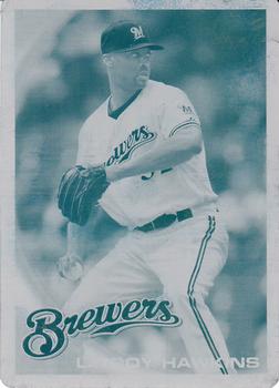 2010 Topps Update - Printing Plates Cyan #US-246 LaTroy Hawkins Front
