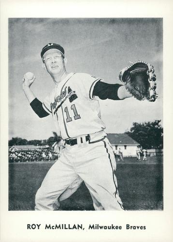 1961 Jay Publishing Milwaukee Braves Set A #NNO Roy McMillan Front