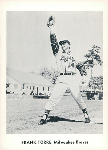 1961 Jay Publishing Milwaukee Braves Set D #NNO Frank Torre Front