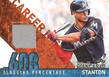 2015 Topps - Career High Relics (Series One) #CRH-GSN Giancarlo Stanton Front