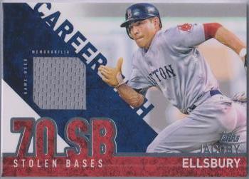 2015 Topps - Career High Relics (Series One) #CRH-JE Jacoby Ellsbury Front