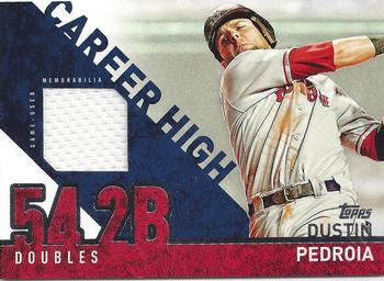 2015 Topps - Career High Relics (Series One) #CRH-DPA Dustin Pedroia Front