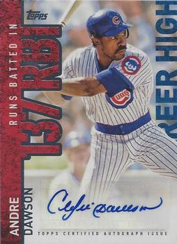 2015 Topps - Career High Autographs (Series One) #CH-AD Andre Dawson Front