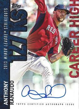 2015 Topps - Career High Autographs (Series One) #CH-ARA Anthony Ranaudo Front
