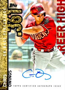 2015 Topps - Career High Autographs (Series One) #CH-CO Chris Owings Front