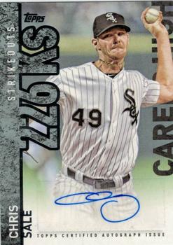 2015 Topps - Career High Autographs (Series One) #CH-CSA Chris Sale Front