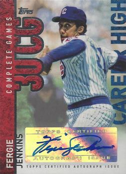 2015 Topps - Career High Autographs (Series One) #CH-FJ Fergie Jenkins Front